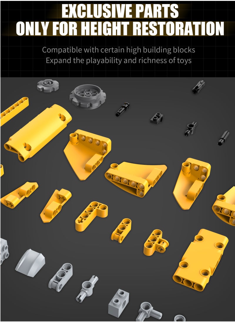 Generic - 5 in 1 of 2 Ways Control DlY Building Block Set Toys of Intelligent Robot Car - Image 1