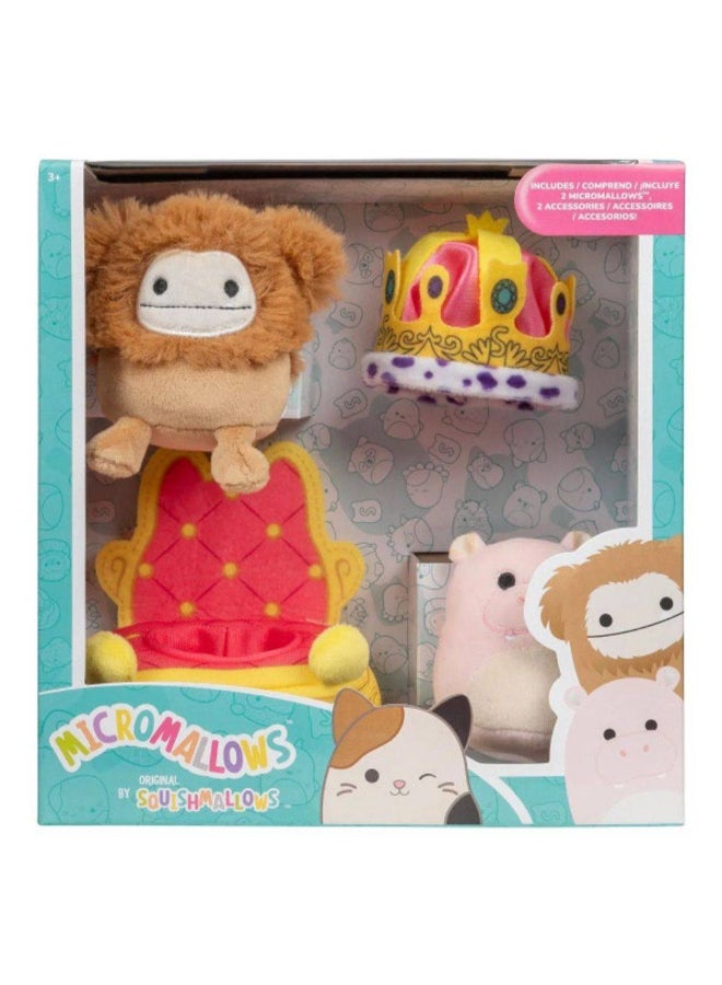 Squishmallows Micromallows Royal Parade 4-Pack Plush Toy Playset (6.5 cm) - Image 1