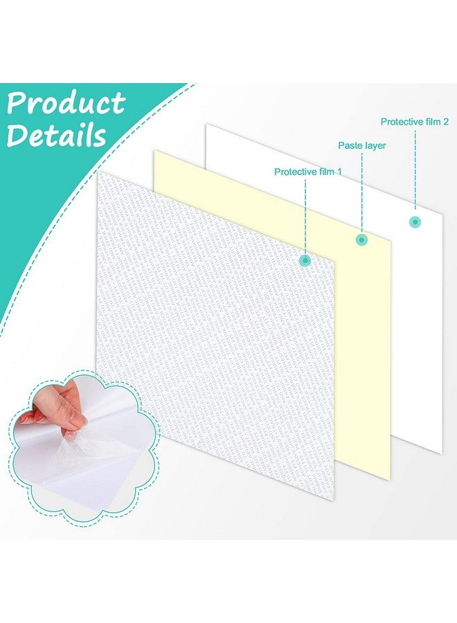 Chinco Patch Adhesive Patches Badge 11.8 X 8.6 Inch Double Sided Adhesive Sheets Cut To Fit Freestyle Patch Press-On Patch Adhesive For Fabric(6 Pieces) - Image 3