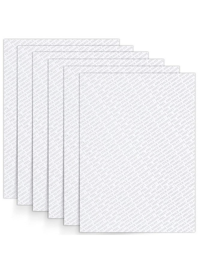 Chinco Patch Adhesive Patches Badge 11.8 X 8.6 Inch Double Sided Adhesive Sheets Cut To Fit Freestyle Patch Press-On Patch Adhesive For Fabric(6 Pieces) - Image 1