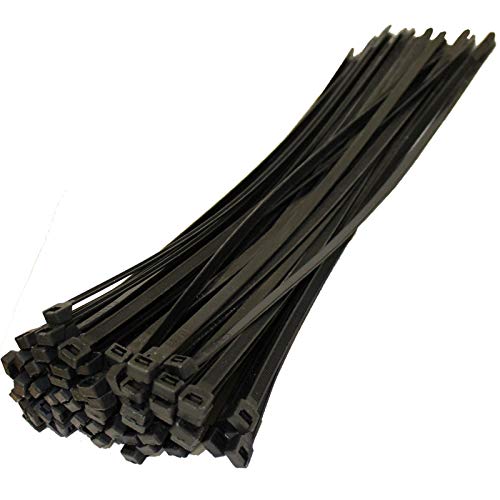 Immech 10 Inch 250mm L X 36mm W MultiPurpose Cable Tie UV resistant Nylon Zip Wire Organizer Self Locking Tie Color Black Pack of 700Pcs - Image 1