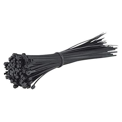 Immech 10 Inch 250mm L X 36mm W MultiPurpose Cable Tie UV resistant Nylon Zip Wire Organizer Self Locking Tie Color Black Pack of 700Pcs - Image 3
