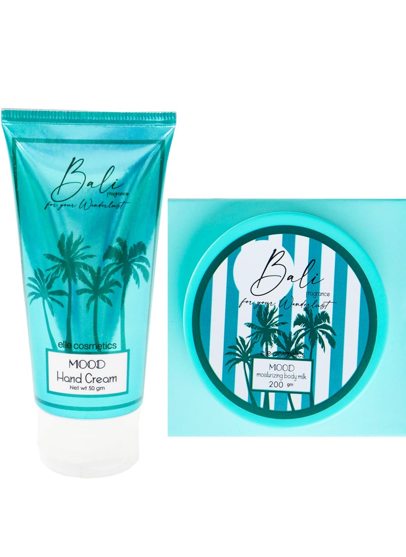 MOOD Mood Hand Cream Bali 50 Gm +Cream Body Milk 200 Gm 