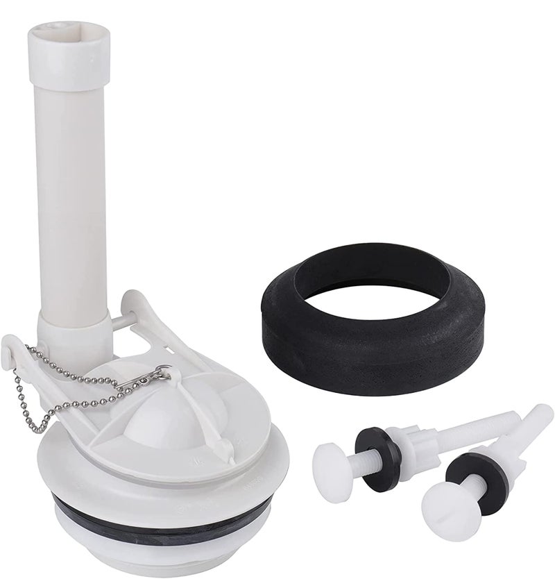 VALLVATER 3-Inch Flush Valve Replacement Kit With Gasket and Bolts - Compatible With American Standard 738921-100.0070A Two-Piece Toilet - Image 1