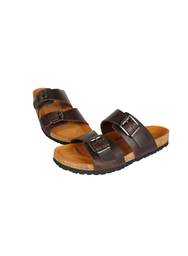 VITAL 148-1122 Vital Mens Vital nature - Monte Sandals 78001 Brown - Image 3