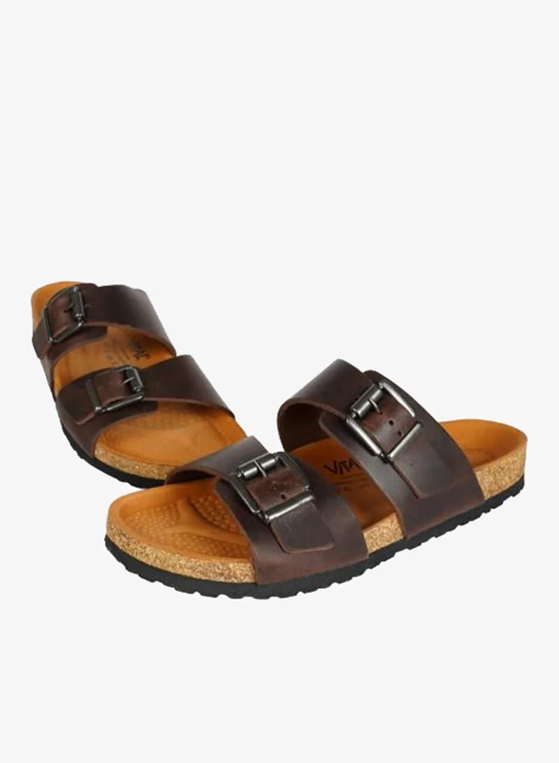 Vital Brown 148-1122 Vital Mens Vital nature - Monte Sandals 78001 Brown for Men | Best Price UAE