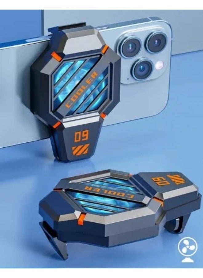 Mobile Phone Cooler for Gaming, Cell Phone Cooling Fan for iPhone Samsung Moto, Mobile Phone Cooler for Games and Movies, LED Temperature Display/USB Powered - Image 5