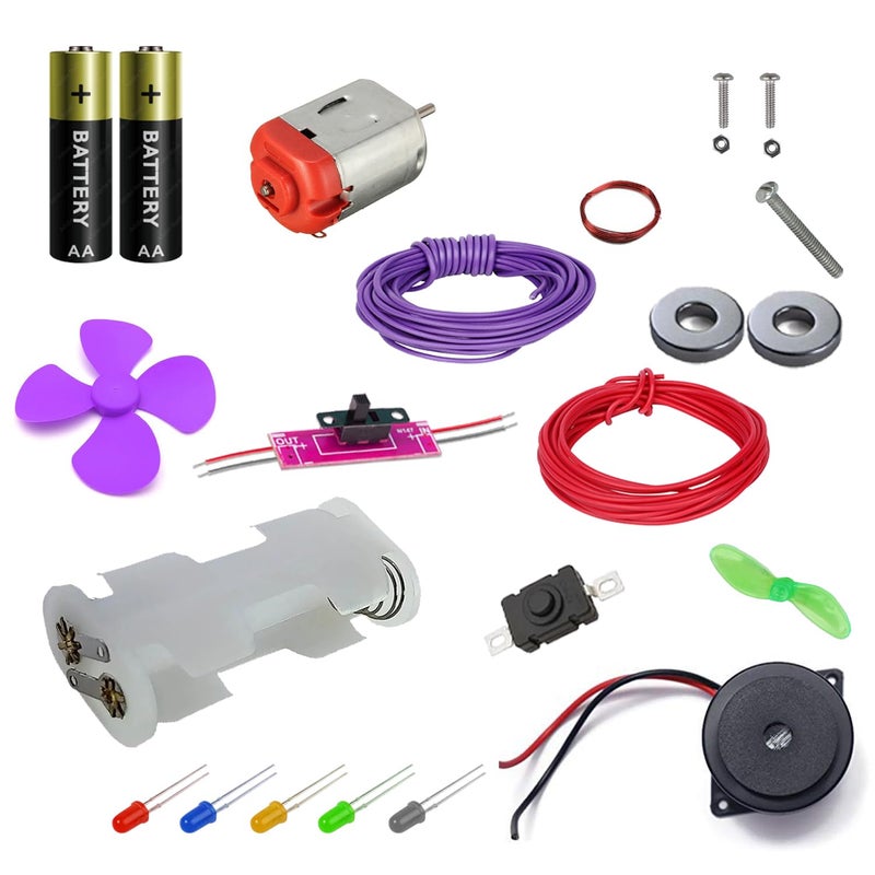 NEXT GEEK DIY School Science Project Kit 20+ Experiments Items Loose in one Pack - Image 2