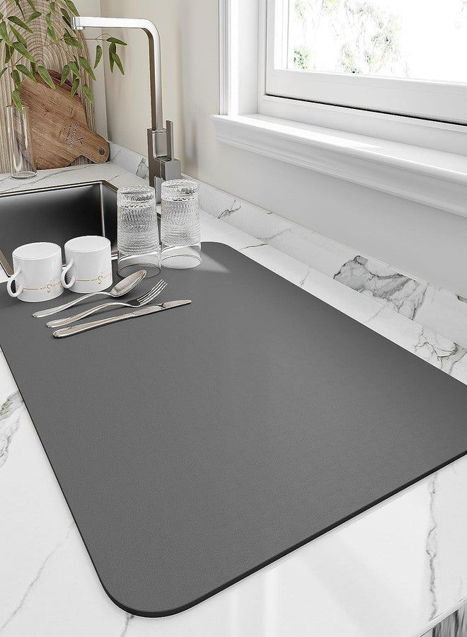 MS KITCHEN Microfiber Dish Drying Mat for Kitchen Counter Absorbent Dish Draining Mat Extra Large - Image 4