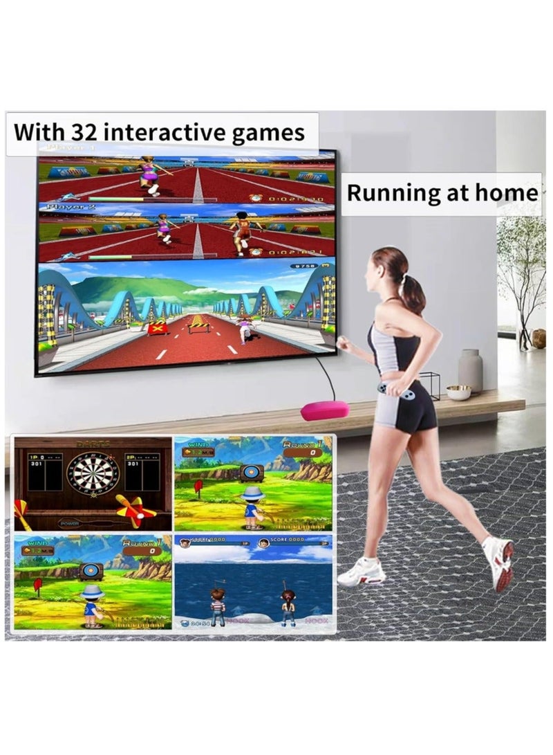 TV Game Console Built In 101 Games, Handheld Retro Video Game Machine With 2.4G Wireless Gamepad Somatosensory Control, HDMI USB Plug And Play, Home Interactive Puzzle Games, Red - Image 4