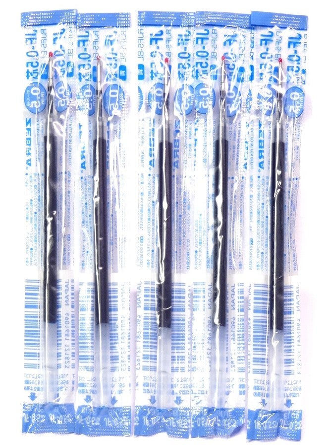 Zebra Technologies Zebra 0.5mm Blue Ink Refill (JF-0.5), for Zebra Sarasa Clip 0.5 Gel Ballpoint Pen(JJ15-BL), × 5 Pack/total 5 pcs (Japan Import) [Komainu-Dou Original Package] - Image 2