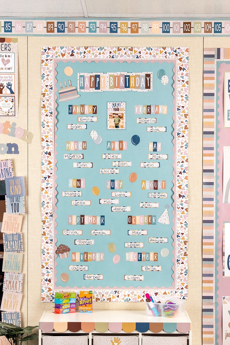 Teacher Created Resources Everyone is Welcome Happy Birthday Mini Bulletin Board (TCR7123) - Image 2