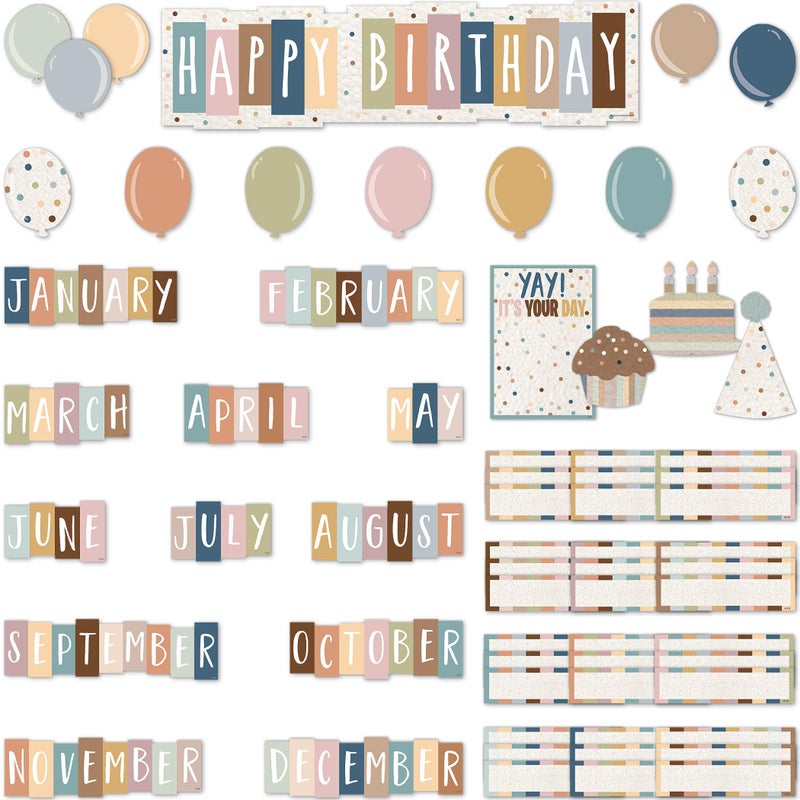 Teacher Created Resources Everyone is Welcome Happy Birthday Mini Bulletin Board (TCR7123) - Image 1