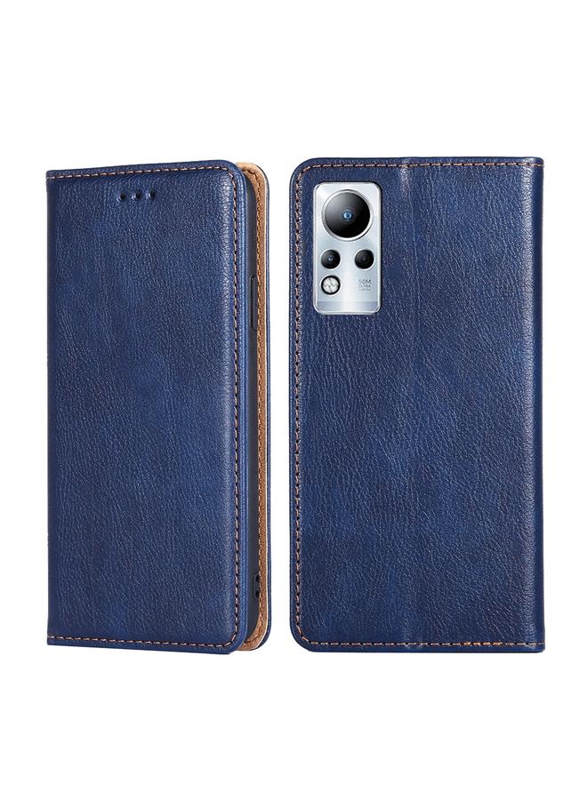 Zaboon Case For Infinix Note 11 Gloss Oil Solid Color Magnetic Leather Phone Case - Image 1