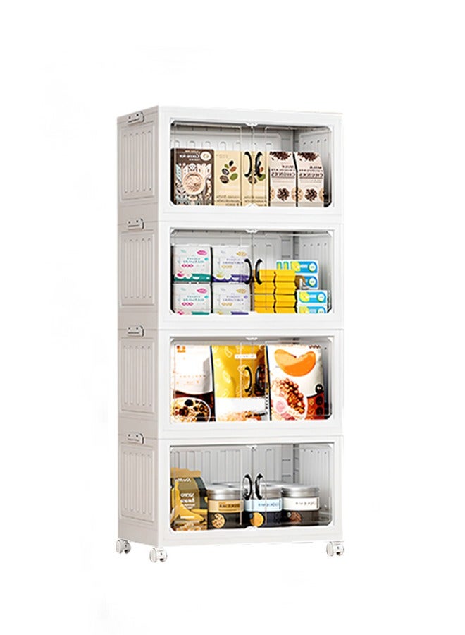 Generic Multifunctional Storage Cabinet, Portable Collapsible Cabinet , Easy to Assemble, Used to Store Clothes, Shoes, Toys, and Books  - Image 1