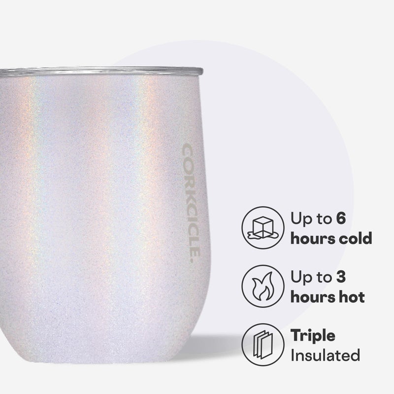 Corkcicle Stemless Wine Tumbler - Keeps Drinks Cold for 6 Hours - Triple-Insulated Stainless Steel - Non-Slip Base - Summer Drinkware Gift - Keeps Drinks Ice Cold - 12 oz - Unicorn Magic - Image 3