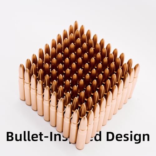 LuciPaw Bullet Shaped Pens – Plastic Metallic-Look Novelty Ballpoint Pens for Military Fans, Party Favors, Office Gifts, Tactical Desk Display, Collectible Souvenir for Events (20) - Image 4