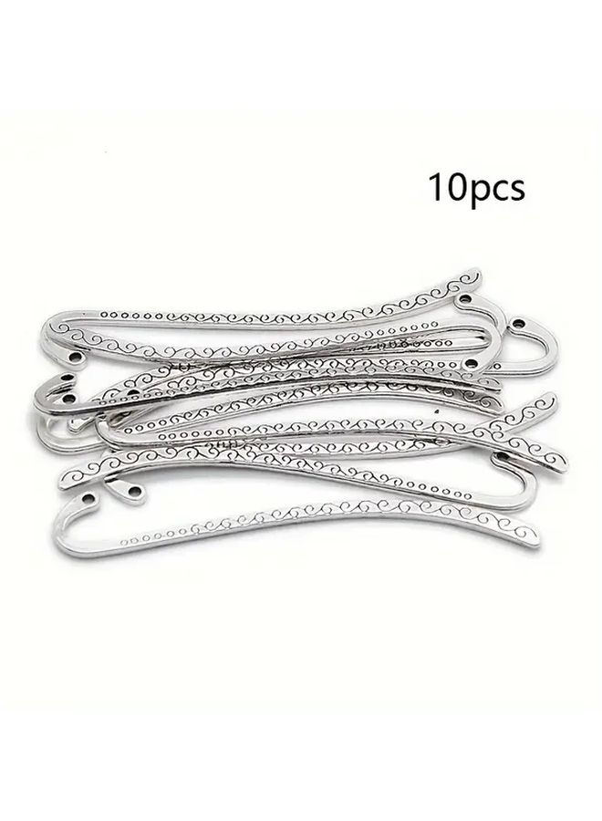 10 Pcs Antique Vintage Metal Bookmarks Stainless Steel Embossed Bookmark For Reading Lovers - Image 3