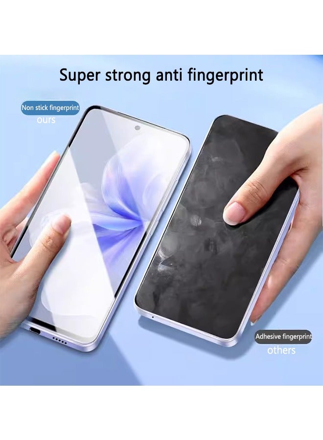 X-level 2 PCS Tempered Glass Screen Protector for Vivo V30 Lite, Comfortable Touch Feeling, Easy Clean Install, HD Clear Anti-scratch Anti-drop Anti-fingerprint Phone Display Cover Accessory - Image 3