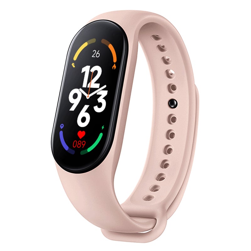 Smart Bracelet: 0.96 Inch Pink LED Color Screen With Sharp Vivid Display - Heart Rate Blood Pressure Blood Oxygen Monitoring Sport Bracelet for Fitness Enthusiasts Health-conscious Users - Image 1