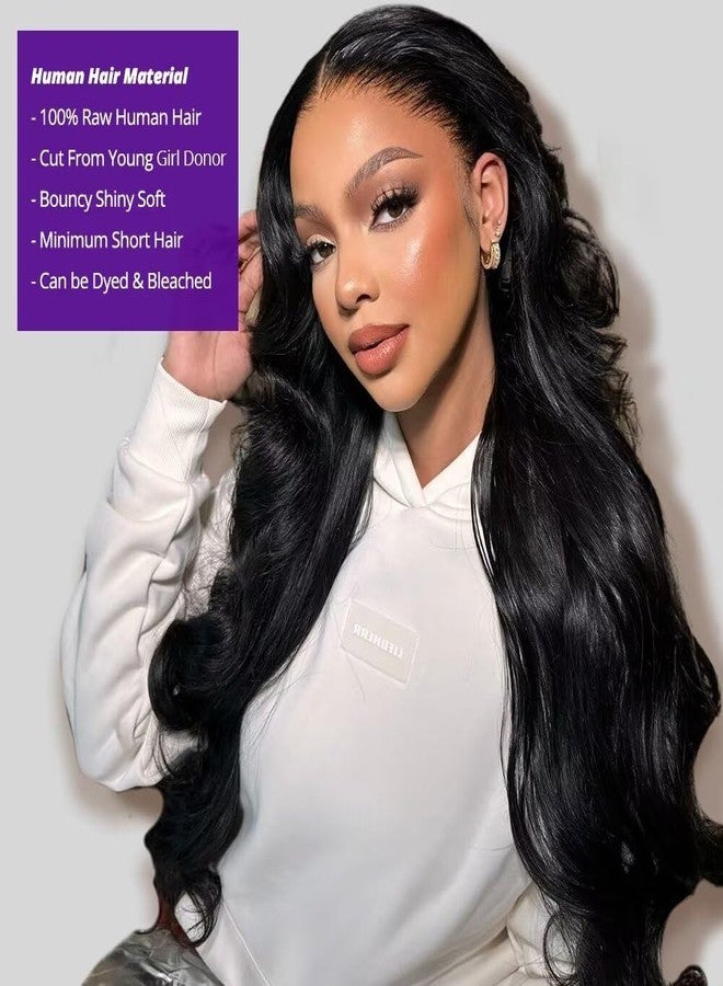 بات حزم شعر بشري 12A، 20، 22، 24، 26 بوصة، مموجة، شعر بشري طبيعي 100%، برازيلي بكر غير معالج، 4 حزم، وصلات شعر بشري أسود طبيعي مموج، حزم 1B للنساء - Image 4