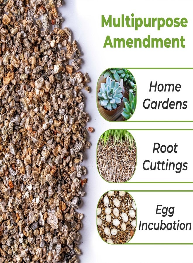 PERFECT PLANTS فيرميكوليت عضوي من بيرفكت بلانتس - 8 كوارت جاف، مضاف طبيعي للتربة للنباتات المزروعة في أصص - Image 2