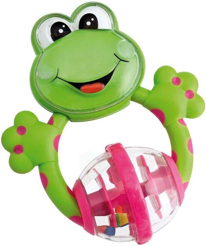 Chicco Baby Senses Fun Teething Baby Rattle Frog 3m-18