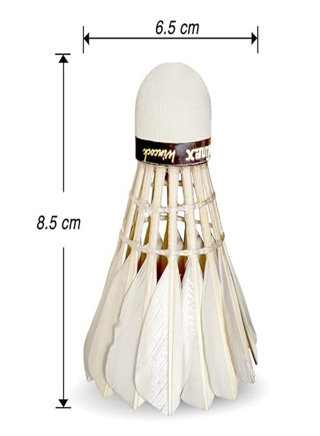 Vinex Wincock Feather Shuttlecocks - Premium Hen Feather, 1 Box (10 Pieces) - Durable & Perfect Flight for Badminton - Image 4