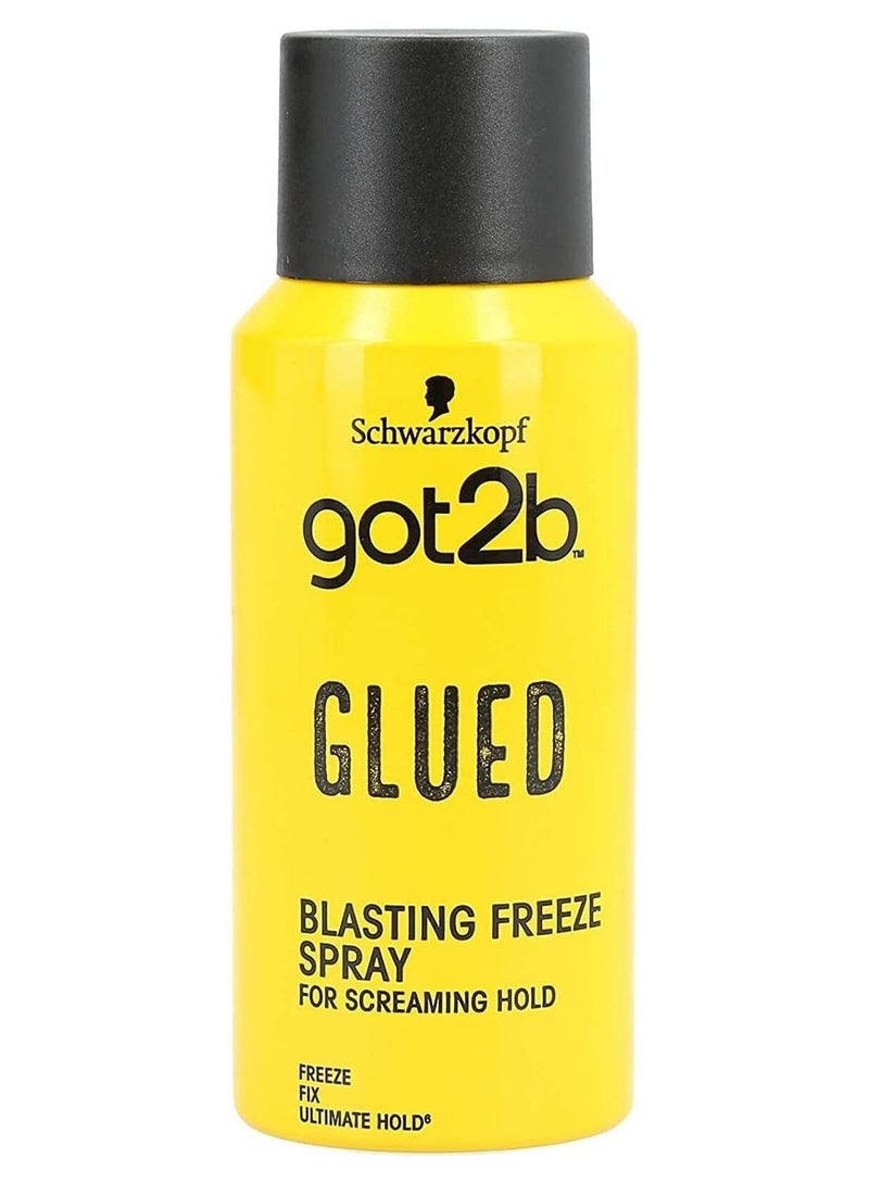 جوت تو بي شوارزكوف got2b بخاخ تجميد ملتصق، مثبت شعر قوي لمدة تصل إلى 72 ساعة، نباتي، خالي من السيليكون، 100 مل - Image 1