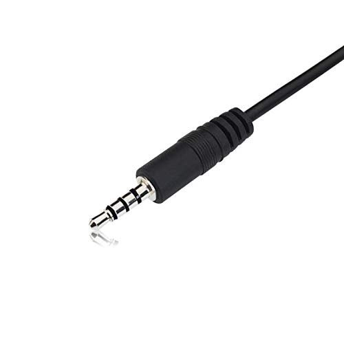 Accessonico 4 Pack Replacement 3.5mm Male Plug to Bare Wire Open End Headset TRRS Cord 4 Pole 1/8" Jack Stereo Audio Cable for Headphone Microphone Repair Cable 3.5mm Plug Connector for Earphone (12in) - Image 3