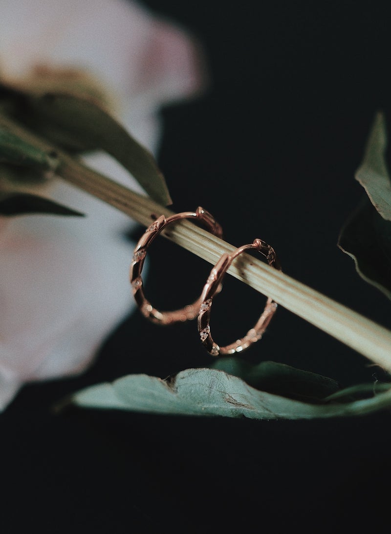 Jo Mavia Ultra-Thin Gold Circle Earrings - Simple & Elegant Gold Plated - Image 4