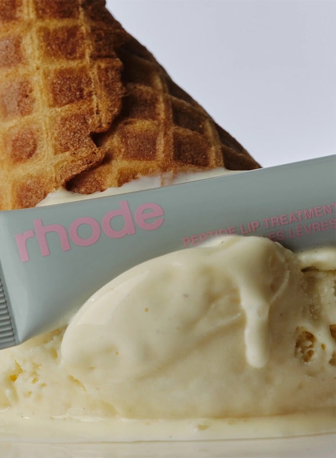 rhode Peptide Lip Color Silicone Phone Case, Phone Back Adhesive Lip Holder, Liquid Silicone Camera Protection Case and Lip Balm Design, Suitable for IPhone 15 Pro -  Gray + Rhode Vanilla - Image 4