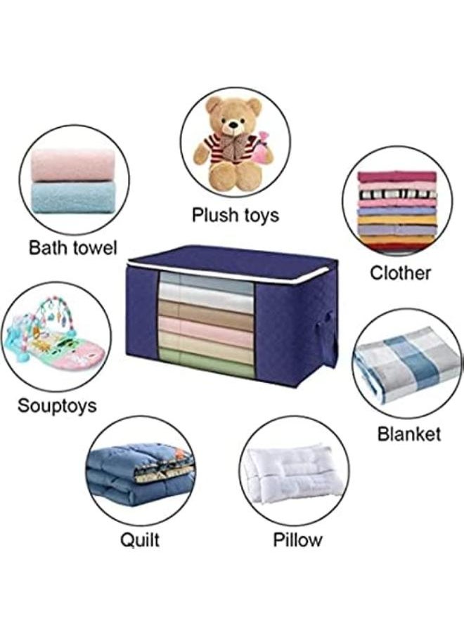 Generic - Foldable Storage Clothes Bag, Pack Of 4, 84L - Image 1