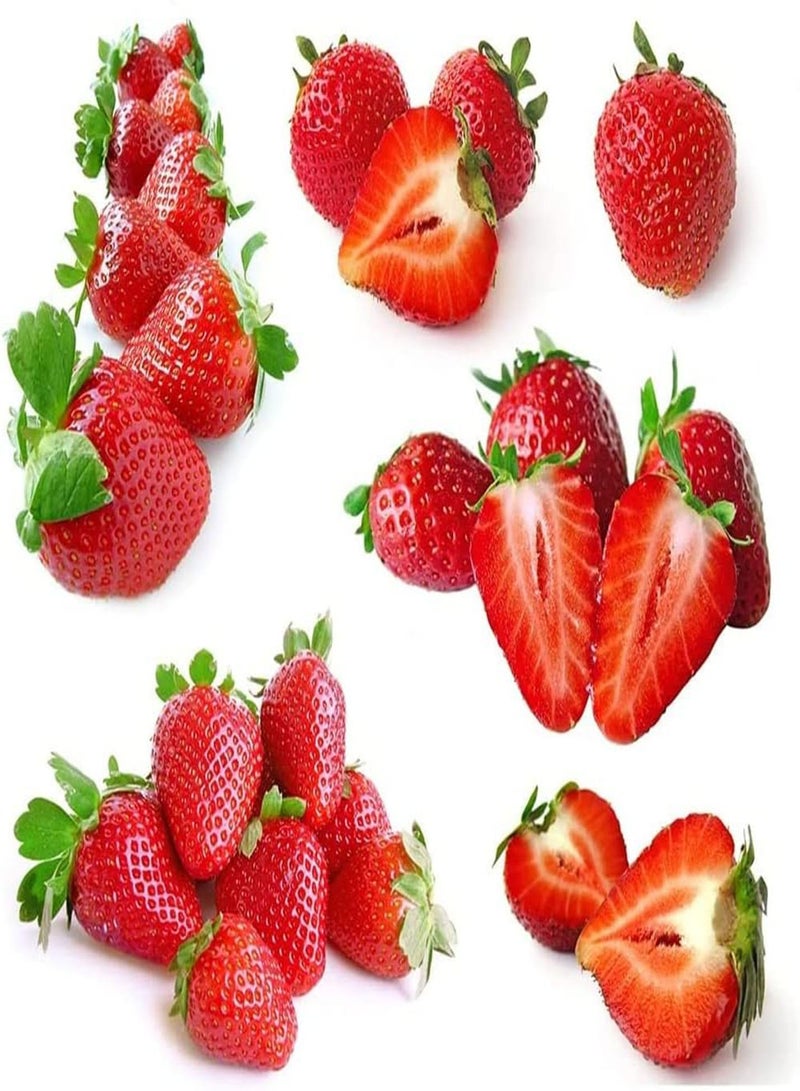 GGOOT 200Stückerote Erdbeersamen Köstliches Fruchtfleisch Großflächige Pflanzwirkung Guter Zierwert Wirtschaftlicher Wert Schöne Gartendekoration - Image 3