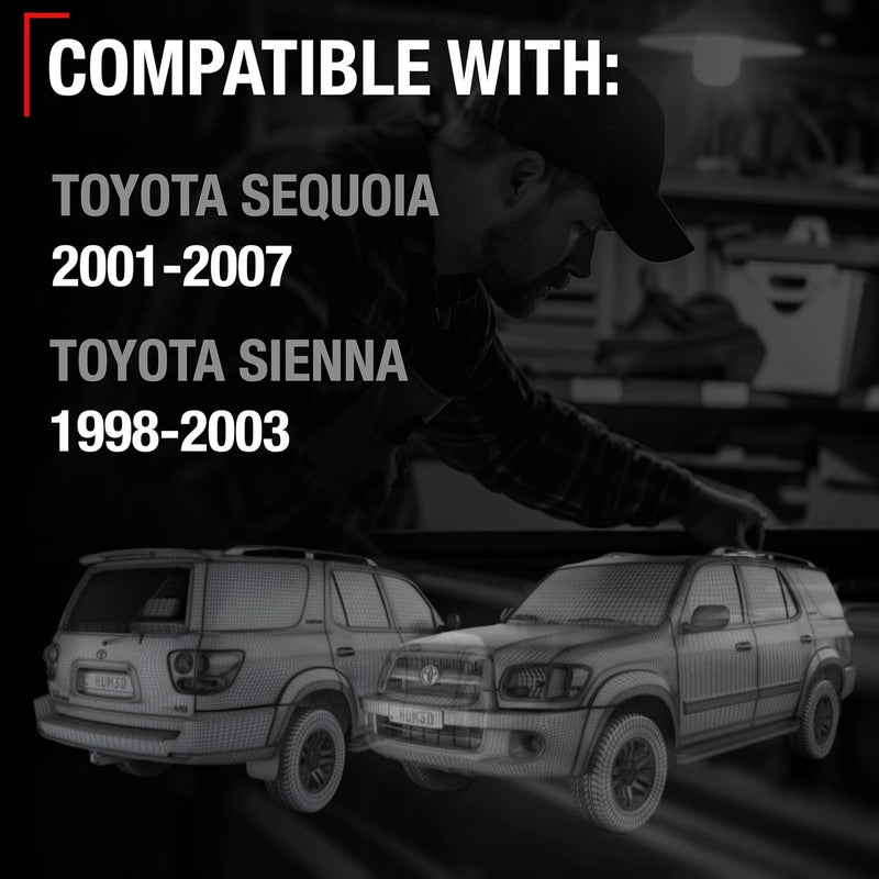 T1A TRUBUILT1 T1A Exterior Tailgate Handle Replacement for Toyota Sienna and Sequoia - Image 4