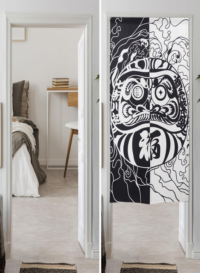 CosplayStudio Japanese Doorway Curtain Noren Great Wave Off Kanafawa Artistic Painting Noren Doorway Curtain Tapestry for Wall Hanging Home Decor Size 33.5"x 59" With Velcro double-sided tape (Style B) - Image 2