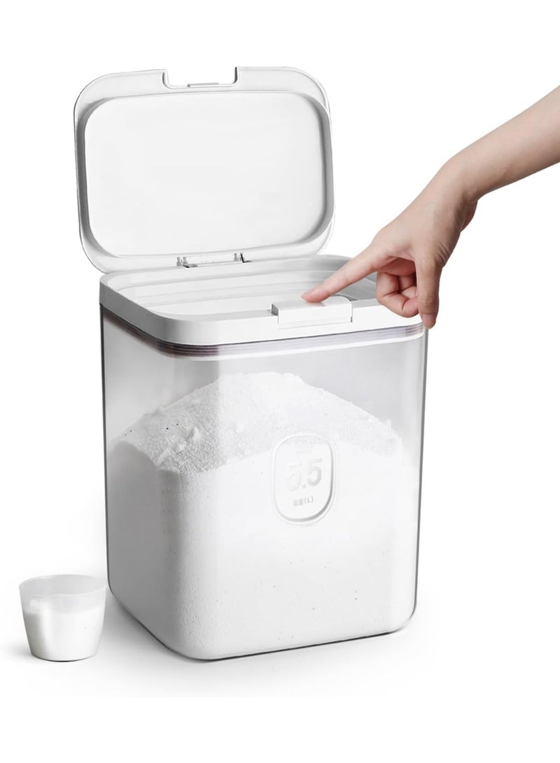 Large Airtight Flour Storage Container with Dispenser - Keep Flour Fresh and Dry - Kitchen Essential - Image 1