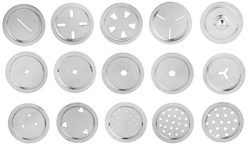 Swami Enterprise Magic Press Kitchen PressSev Sancha MultiPurpose Cookies Maker Indian Snack Maker Machine Farsan MakerGathiya Maker Silver - Image 2