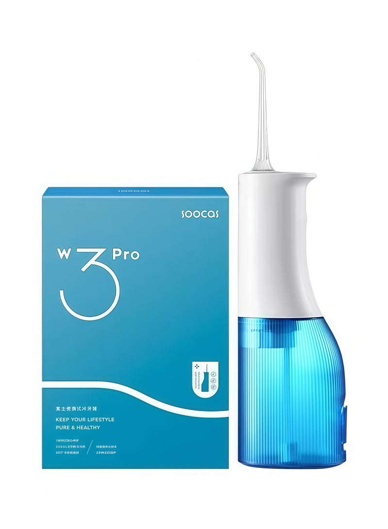 SOOCAS Cordless faucet SOOCAS 240ML professional oral irrigator with 7 modes and 3 nozzles USB-C rechargeable 80 day detachable water tank portable rechargeable tooth cleaner W3 Pro - Image 1