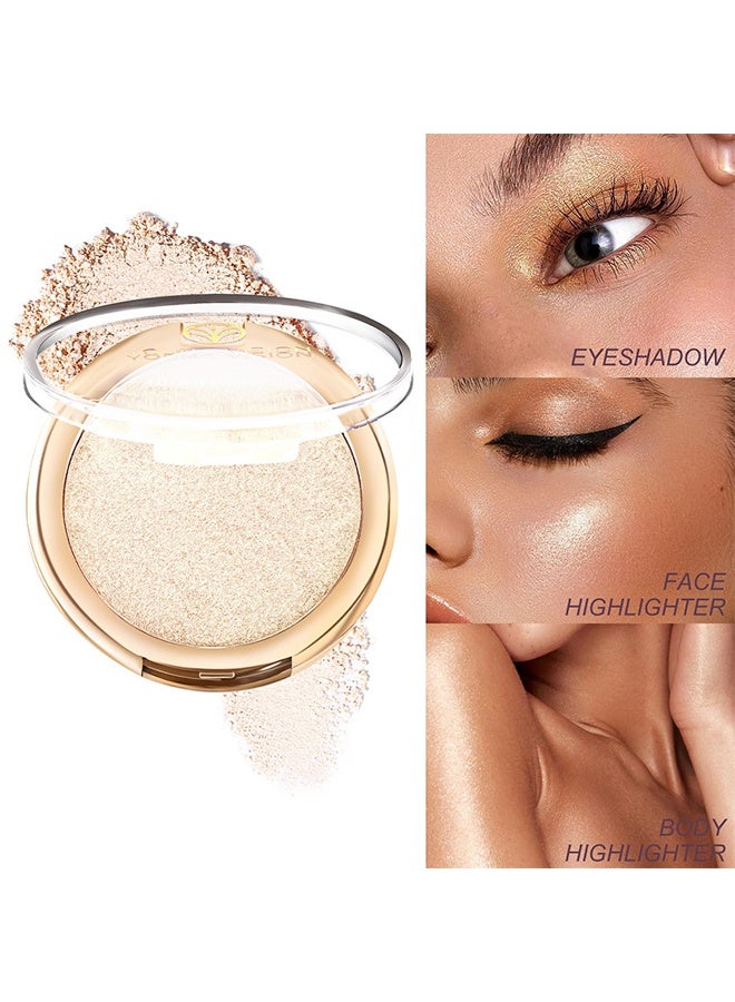 يونج فيجن بودرة مكياج هايلايتر ، مصنوعة من مكونات عالية الجودة ، لطيفة على البشرة وتوفر ثباتا طويل الأمد ، مناسبة تحت المكياج مع لمسة نهائية طويلة الأمد 03 - Image 5