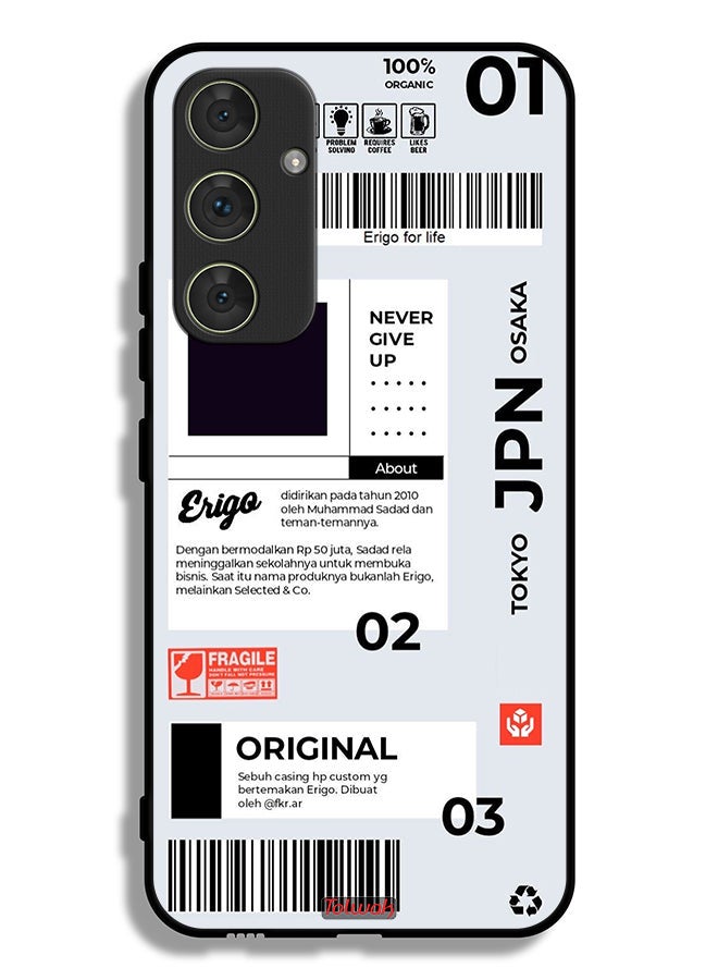 Tolwak Samsung Galaxy A54 5G Protective Case Cover Japan Sticker - Image 1
