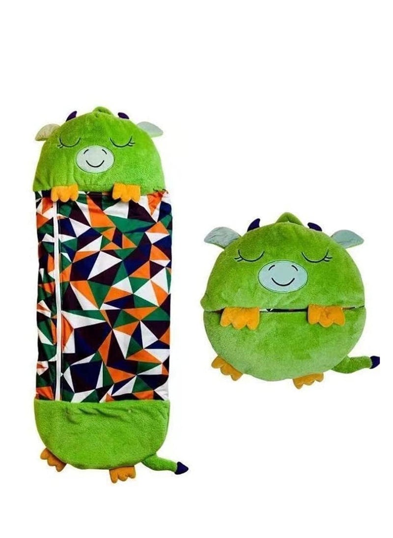 Cool Baby COOLBABY Kids Cartoon Lazy Warm Sleeping Bag, Foldable Cartoon Animal Sleeping Bag Suitable For Children Playing And Camping  - Image 1