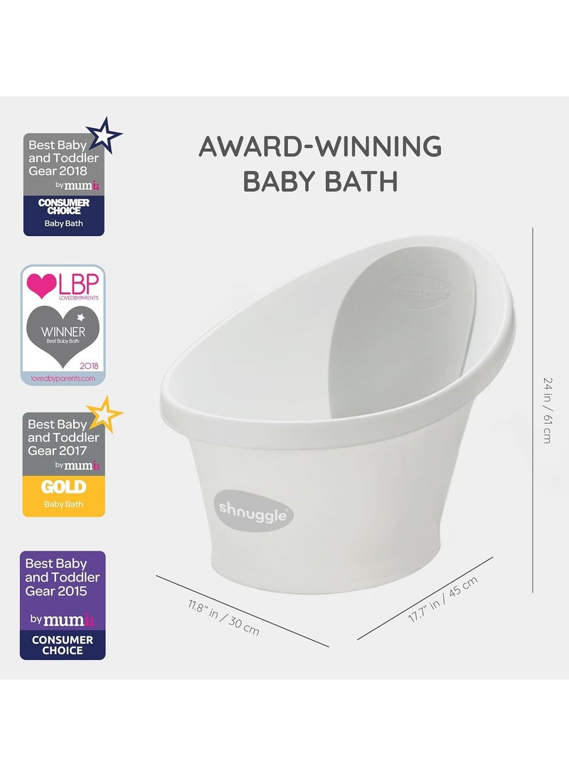 Shnuggle حمام شنجول للأطفال مع قابس - يوكاليبتوس - Image 3