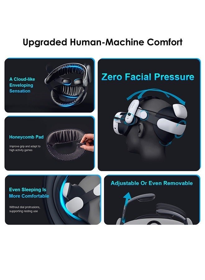 BOBOVR S3 Pro 10000mAh Battery Head Strap for Meta Quest 3/Quest 3S with Head Air Conditioning VR Accessories - Image 5