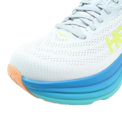Hoka Mens Bondi 8 Running Shoe - Ice Flow/Bit of Blue - Size 12D - Image 4