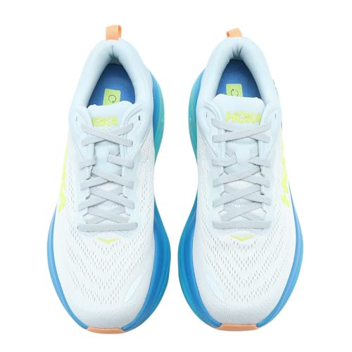 Hoka Mens Bondi 8 Running Shoe - Ice Flow/Bit of Blue - Size 12D - Image 2