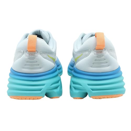 Hoka Mens Bondi 8 Running Shoe - Ice Flow/Bit of Blue - Size 12D - Image 3
