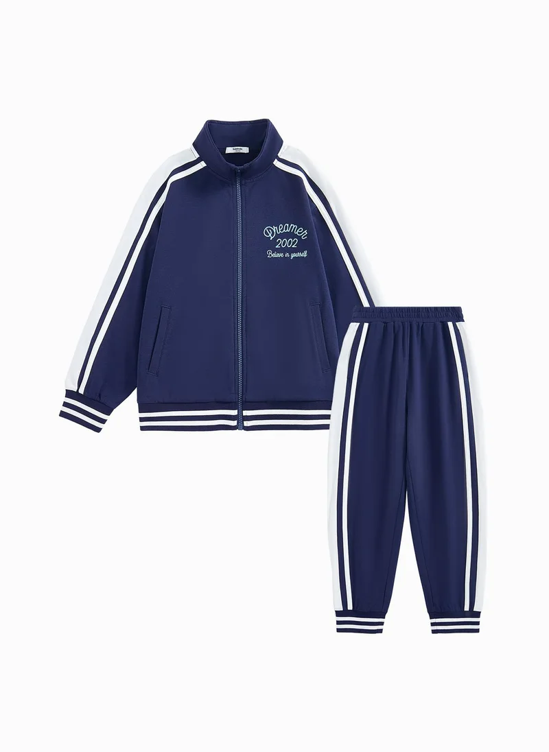 بالابالا Kids Unisex Knit Short Sleeve Suit