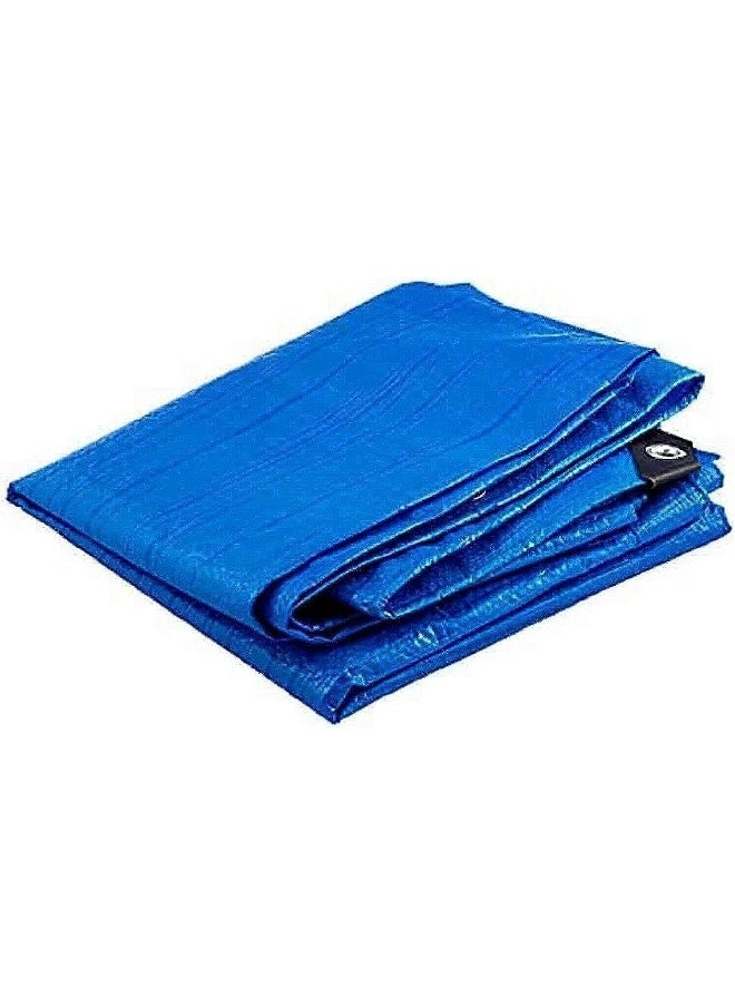 Royal Apex Waterproof Ground Cover Tent Shelter Dust-proof Rain Cover Tarpaulin Sheet (Blue, 2.6m x 2.3m) 