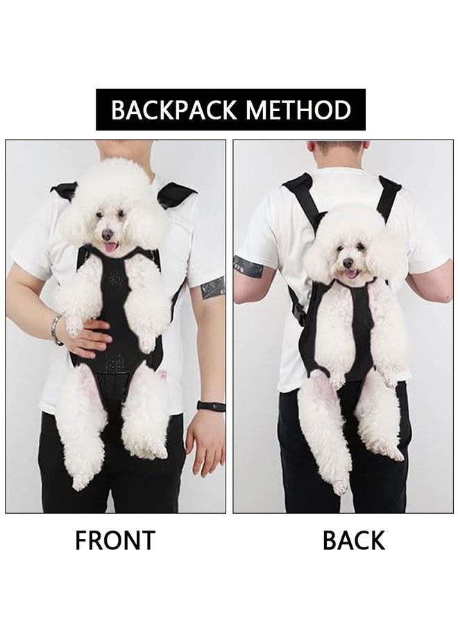 وهاواي Pet Carrier Backpack, Hands-Free Adjustable Dog Front Carrier Legs Out & Easy-Fit Dog Backpack Carrier for Traveling Hiking Camping for Small Medium Dogs Cats Puppies XL - Image 5